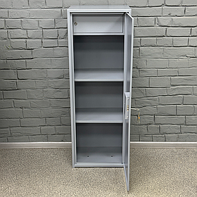 Офісний сейф СБЕ-1220 сірий для документів: 122x44x36 см, ключовий замок, касове відділення