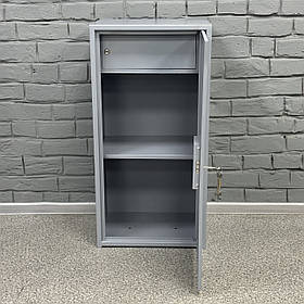 Офісний сейф СБЕ-880 сірий, для документів, з касою, 88х44х36 см, сталь 1/1.5 мм