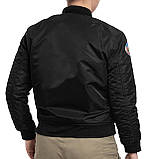 Куртка дитяча Mil-Tec FLIEGERJACKE MA1 KIDS M.ABZ Black 12003502-, фото 4