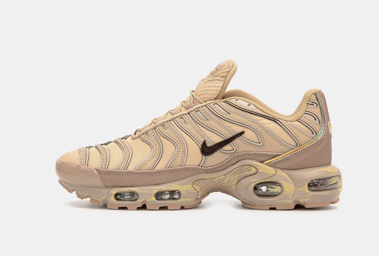 Чоловічі кросівки Nike AIR MAX Max Plus TN Sesame (бежеві) модні спортивні кроси 14924 Найк vkross, фото 1