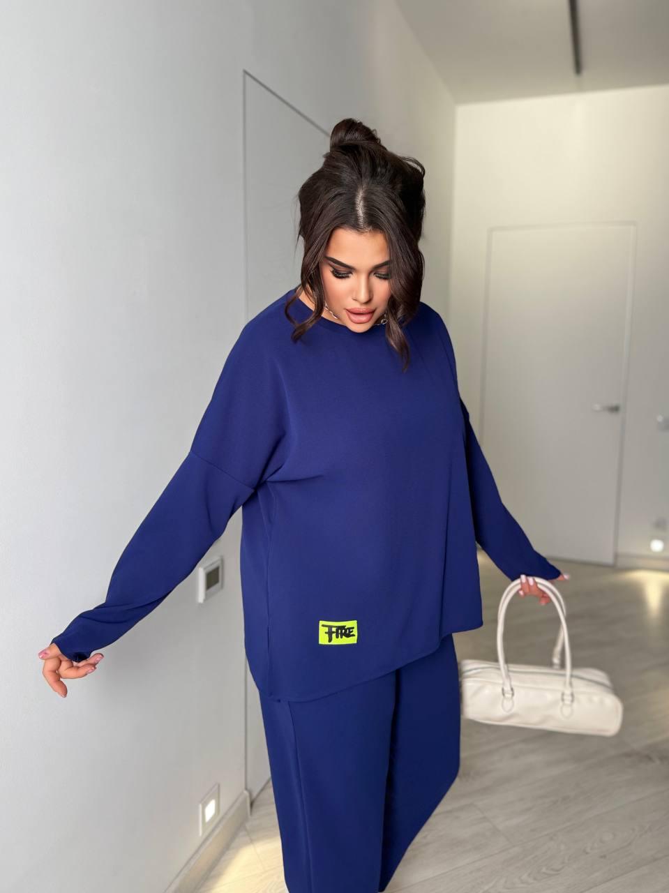 Жіночий Костюм Супер Батал 50-52, 54-56, 58-60, 62-64 (вф 580), фото 1