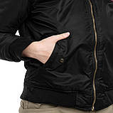 Куртка дитяча Mil-Tec FLIEGERJACKE MA1 KIDS M.ABZ Black 12003502-, фото 7
