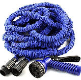 Поливальний садовий шланг Magic Hose 15 метрів Синій, фото 7