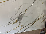 Плитка самоклейна декоративна мармур золото 60х60см, фото 2