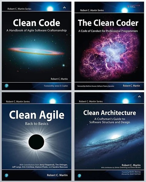 Clean Code+The Clean Coder+Clean Architecture+Clean Agile. Robert C. Martin (Комплект книг), фото 1