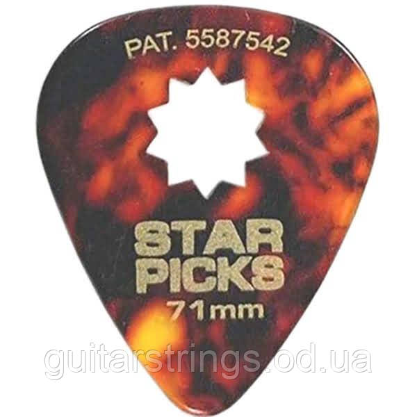 Медіатор Everly 32002 Star Picks Celluloid Medium 0.71 mm, фото 1