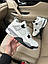 Чоловічі кросівки Nike Air Jordan 4 Cement (біло-сірі) високі повсякденні кроси 2346 Найк vkross, фото 5