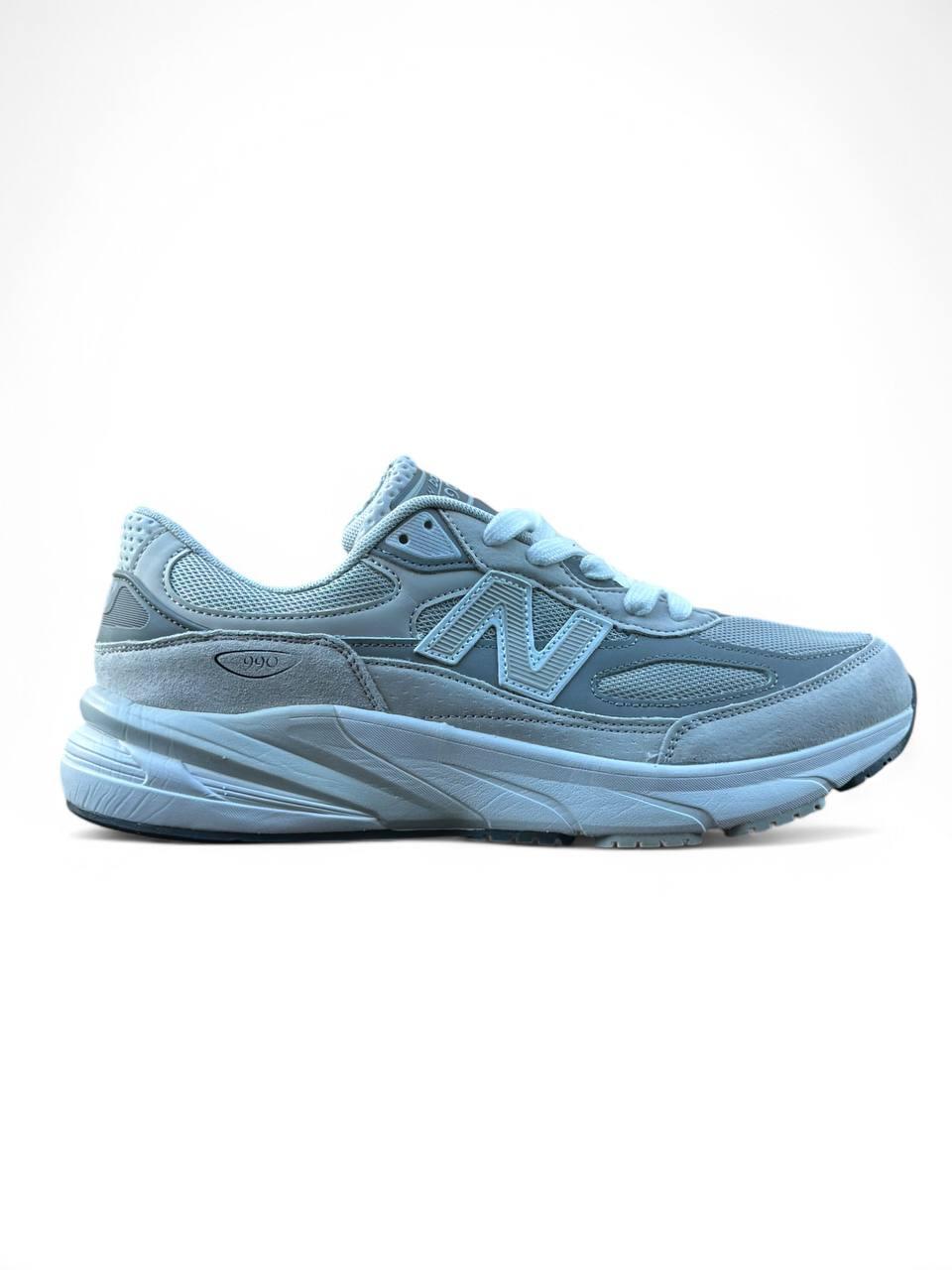 Чоловічі кросівки New Balance 990v6 Light Grey (світло-сірі) спортивні кроси 5240 Нью Беленс vkross, фото 1