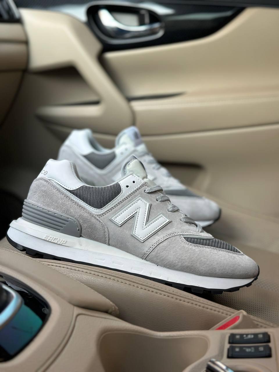 Чоловічі кросівки New Balance 574 Legacy Light Grey (світло-сірі) спортивні 5244 Нью Беленс vkross, фото 1