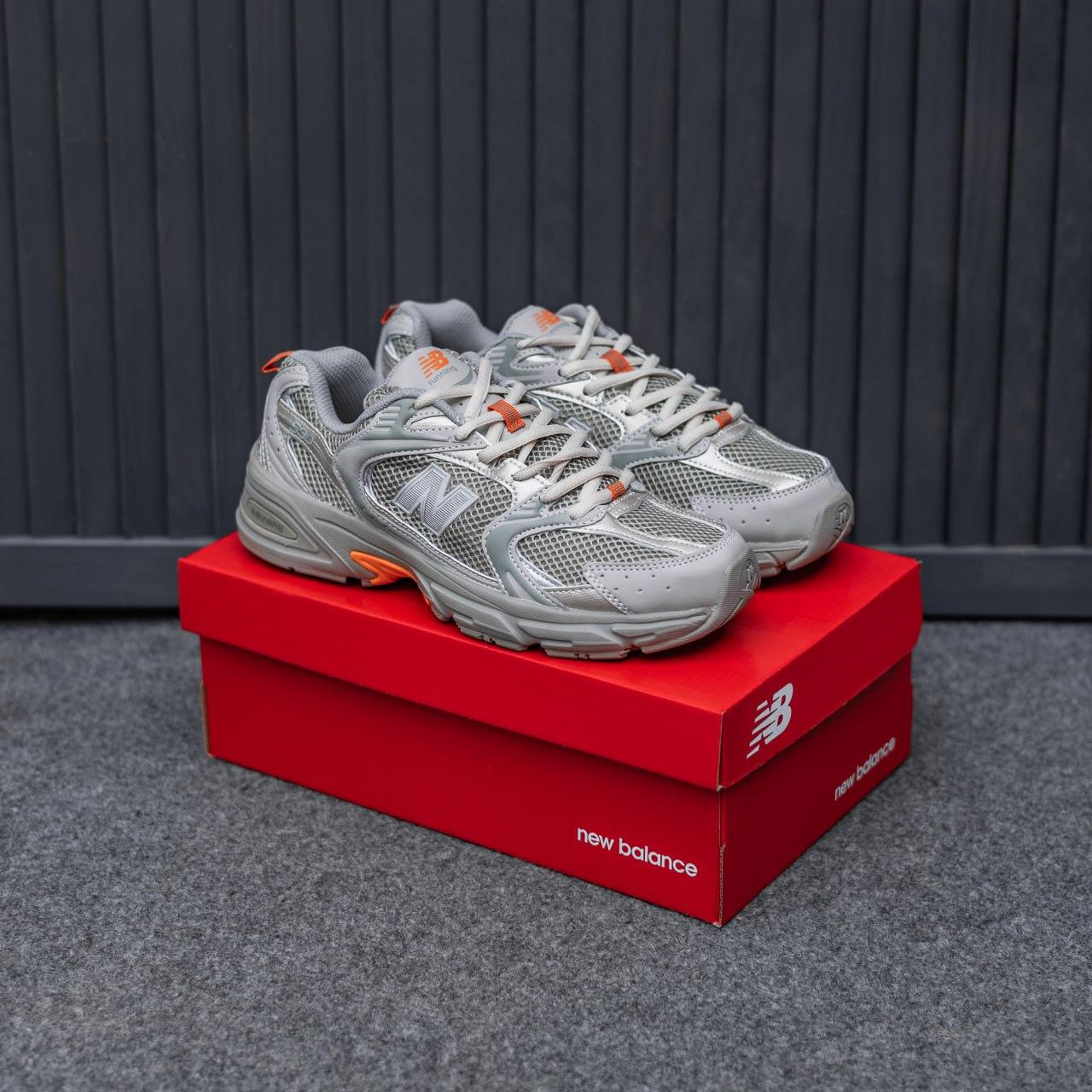 Чоловічі демісезонні кросівки New Balance 530 (сірі) стильні спортивні кроси 3009 Нью Беленс vkross, фото 1