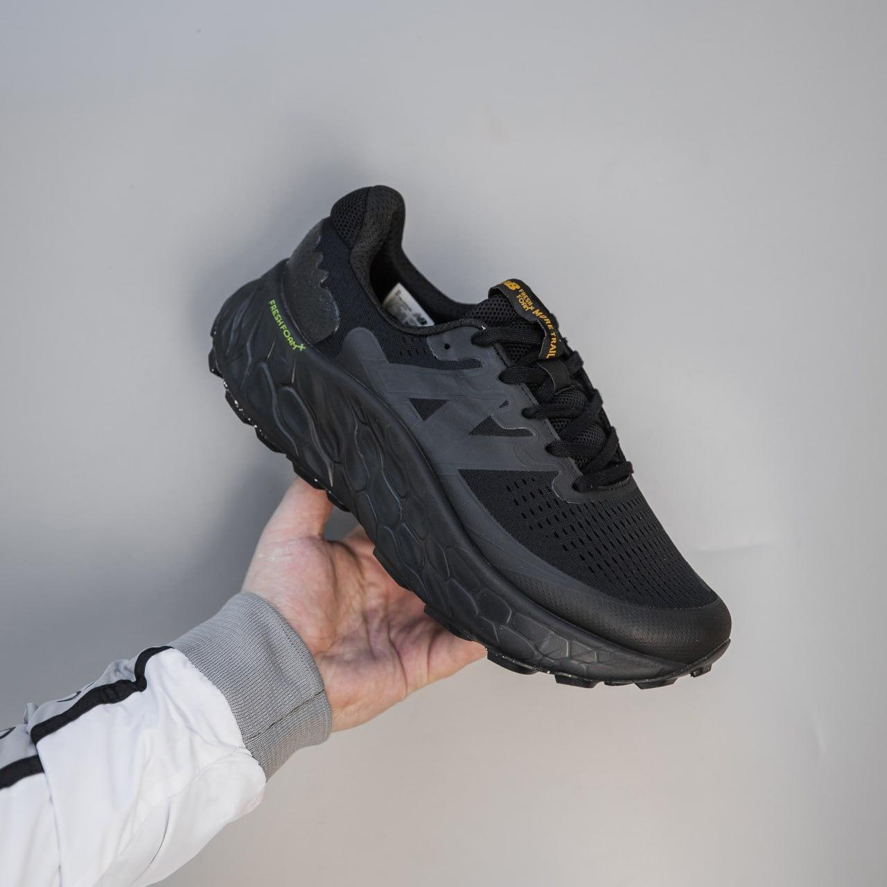Жіночі демісезонні кросівки New Balance More Trail v3 (чорні) спортивні стильні кроси 2671 Нью Беленс vkross