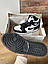 Чоловічі кросівки Nike Air Jordan Retro 1 Black White (чорно-білі) високі спортивні 0659v Найк vkross, фото 8
