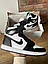 Чоловічі кросівки Nike Air Jordan Retro 1 Black White (чорно-білі) високі спортивні 0659v Найк vkross, фото 10