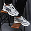 Чоловічі демісезонні кросівки New Balance 327 (сірі) стильні спортивні кроси 2764 Нью Беленс vkross, фото 7