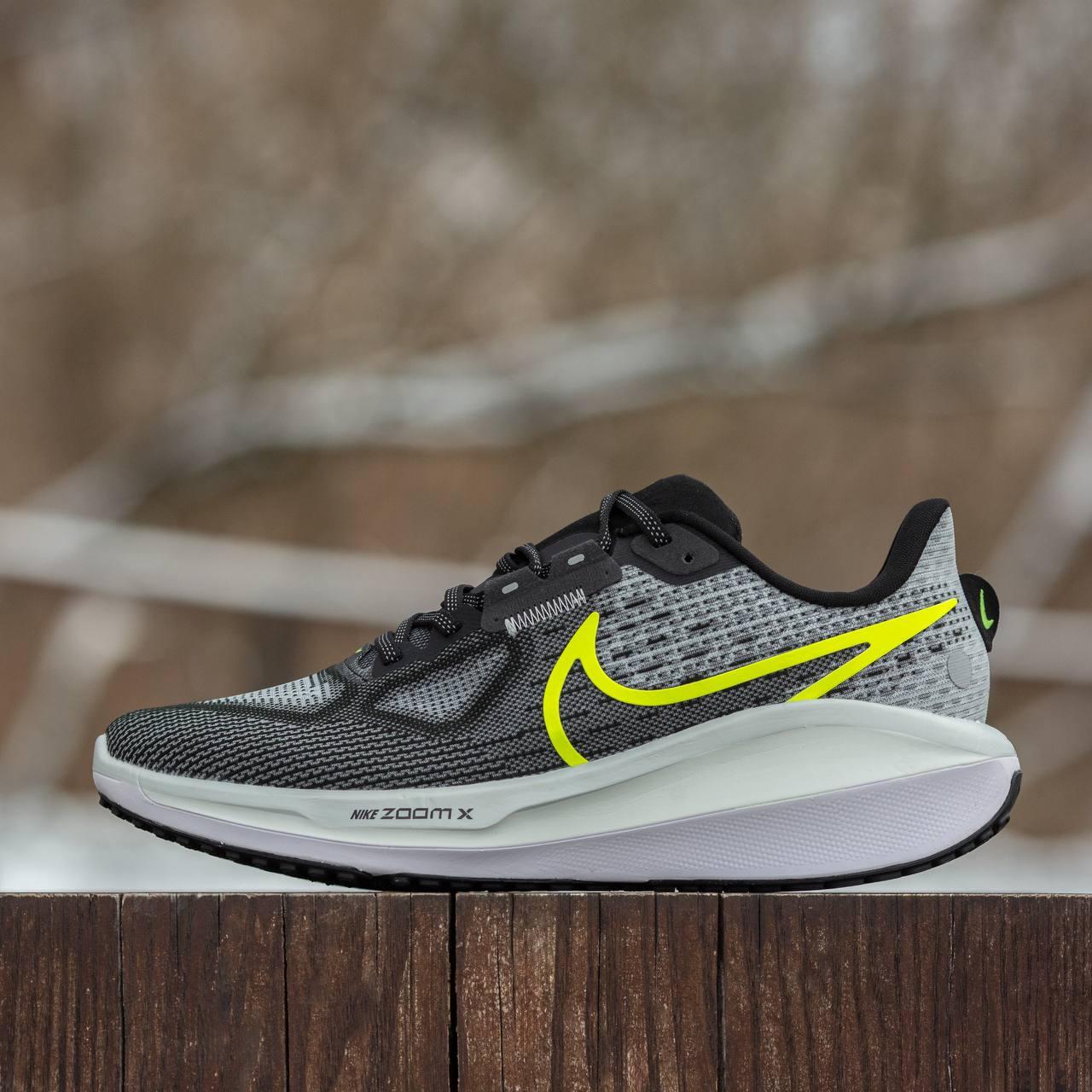 Чоловічі спортивні кросівки Nike Air Zoom Pegasus (сіро-чорні) модні повсякденні кроси 2107 Найк vkross, фото 1