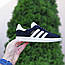 Чоловічі кросівки Adidas GAZELLE (чорні з білим) спортивні повсякденні кроси 11066 Адідас vkross, фото 2