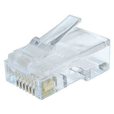 Конектор RJ45 cat.6 UTP 8P8C * 100 (позолоч. конт.) Cablexpert (LC-8P8C-002/100), фото 1