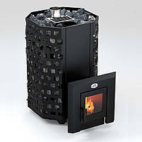 Піч-кам'янка Новаслав ПКС-01 Гейзер (10-16 м3) / PKS-01 Geyser (10-16 m3) з виносним паливним каналом