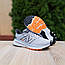 Жіночі демісезонні кросівки New Balance 860 (сірі з жовтогарячим) стильні спортивні кроси 20998 Нью Беленс vkross, фото 8