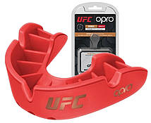 Капа доросла OPRO Bronze UFC (вік 11+) Red / Капа для боксу та єдиноборств