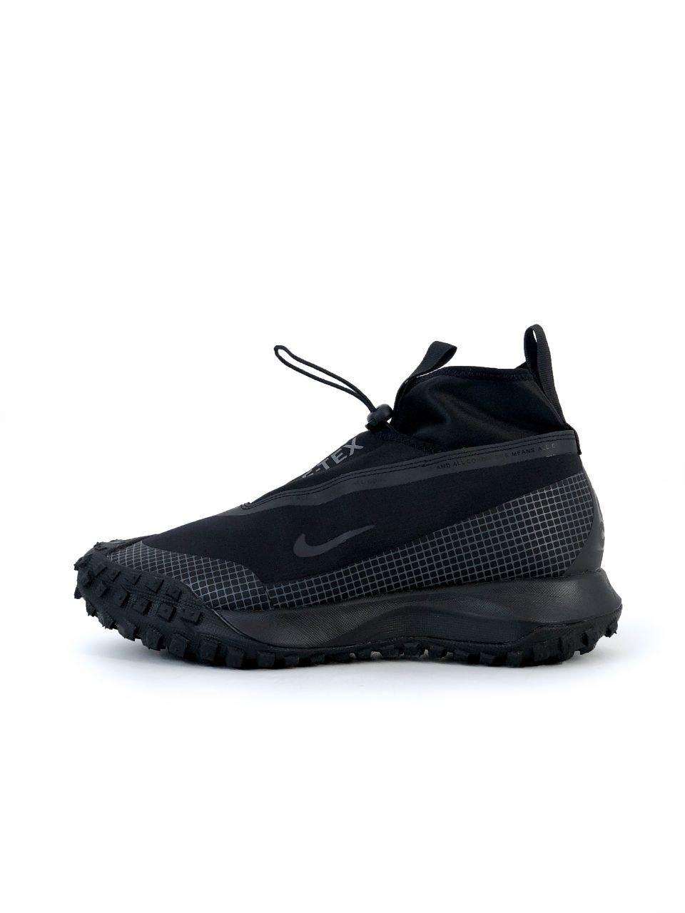 Чоловічі осінні кросівки Nike ACG GORE-TEX "MOUNTAIN FLY" Black (чорні) стильні кросівки 7723 Найк vkross, фото 1