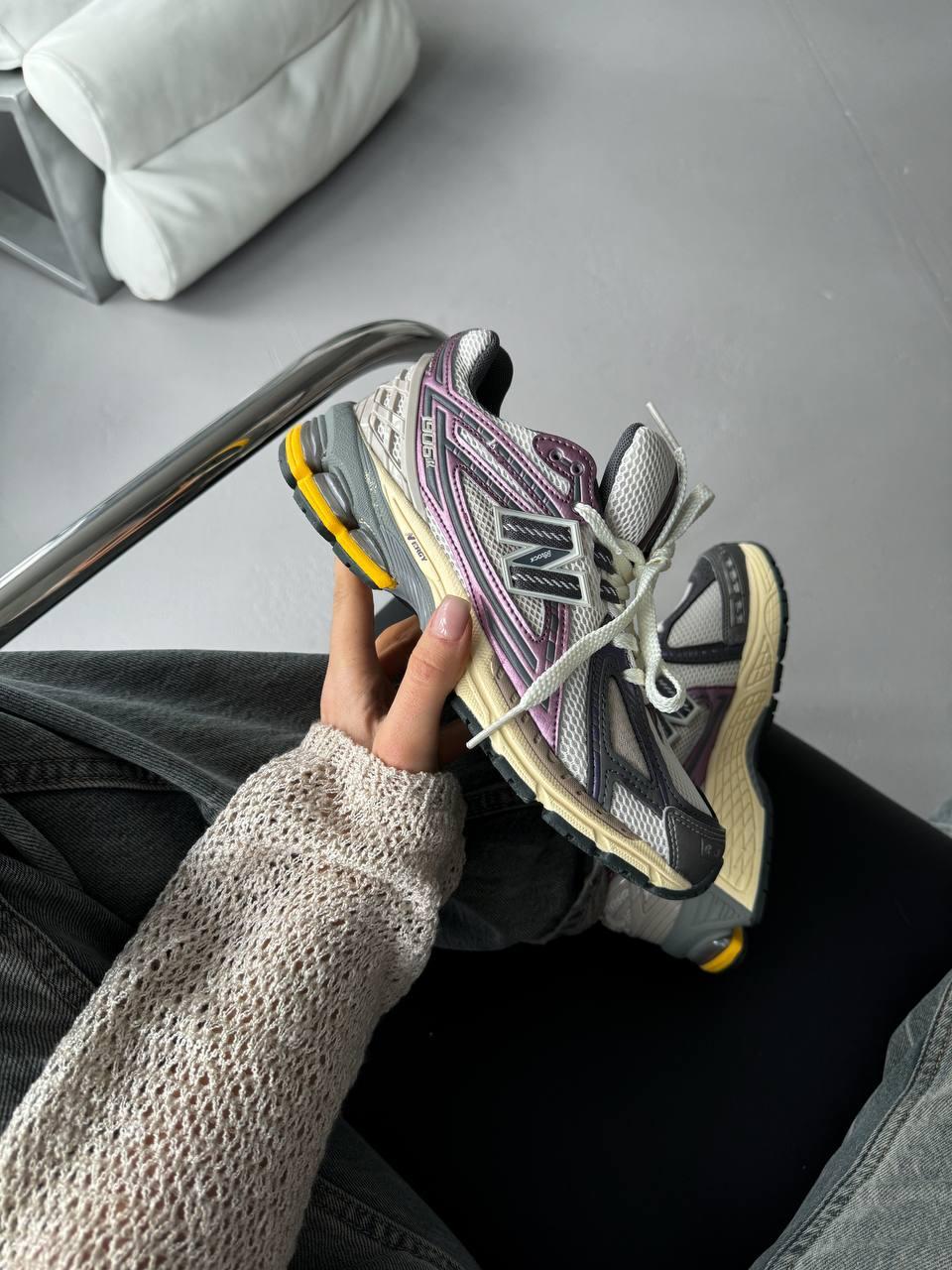 Жіночі демісезонні кросівки New Balance 1906R Grey Purple (сірі з фіолетовим) спортивні1317 Нью Беленс vkross