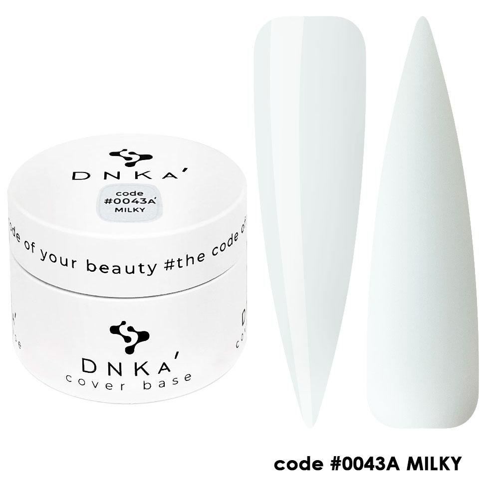 Камуфлювальна кольорова база DNKa Cover Base, 30 мл No0043A Milky Молочний