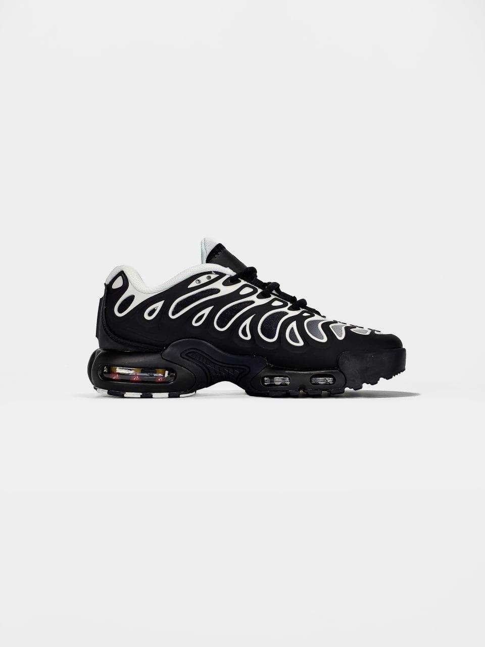 Чоловічі кросівки Nike AIR MAX Plus Drift Black/White (чорно-білі) спортивні кроси NK829 Найк vkross, фото 1