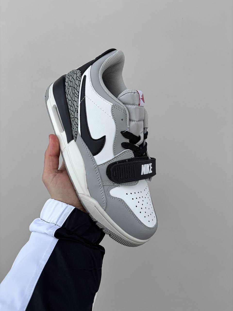 Чоловічі кросівки Nike Air Jordan Legacy 312 Low (сіро-білі) спортивні кроси NK585-N Найк vkross, фото 1