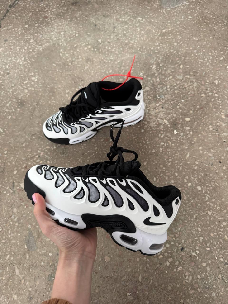 Чоловічі кросівки Nike AIR MAX Tn Plus Drift White/Black (біло-чорні) спортивні NK123 Найк vkross, фото 1
