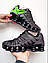 Чоловічі кросівки Nike Shox TL black/green (чорні) модні демісезонні кроси 01451 Найк vkross, фото 6