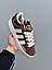 Чоловічі кросівки Adidas Campus 00s Brown (коричневі) повсякденні кроси AD222 Адідас vkross, фото 7