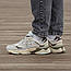 Чоловічі спортивні кросівки New Balance 9060 Beige Brown Suede (бежеві з коричневим) демісезонні 2126 НБ vkross, фото 4