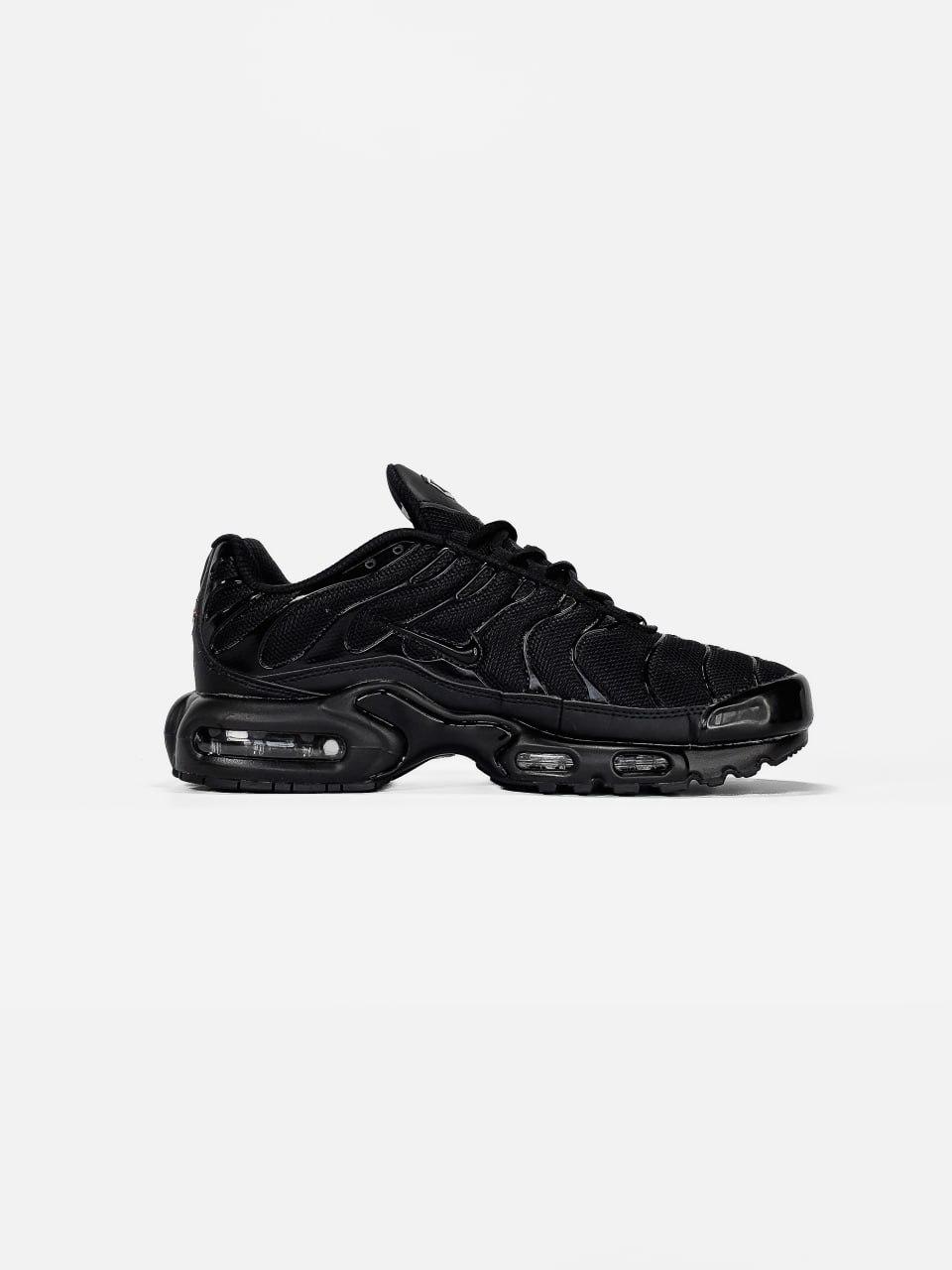 Жіночі кросівки Nike AIR MAX TN Plus Black (чорні) модні спортивні кроси NK825 Найк vkross