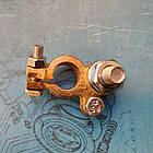 Клему акумуляторна — латунна товста під болт d=10