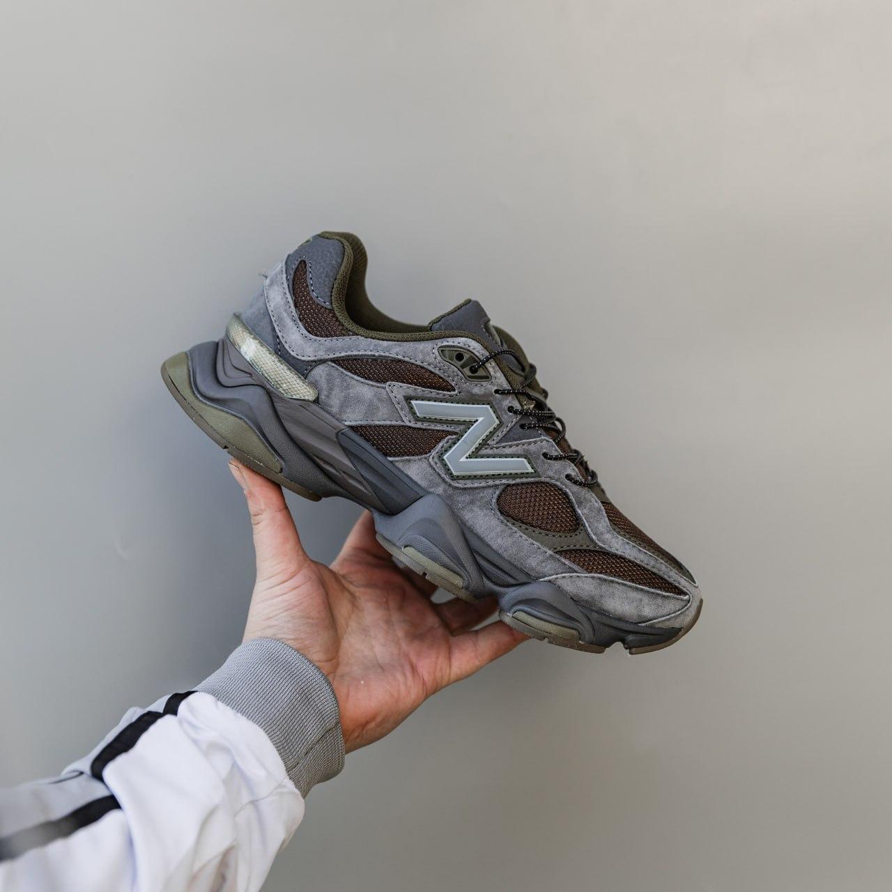 Чоловічі спортивні кросівки New Balance 9060 (сірі) демісезонні кроси 2991 Нью Беленс vkross, фото 1