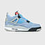 Чоловічі кросівки Nike Air Jordan 4 University Blue (сині) спортивні кроси 2808 Найк vkross, фото 5