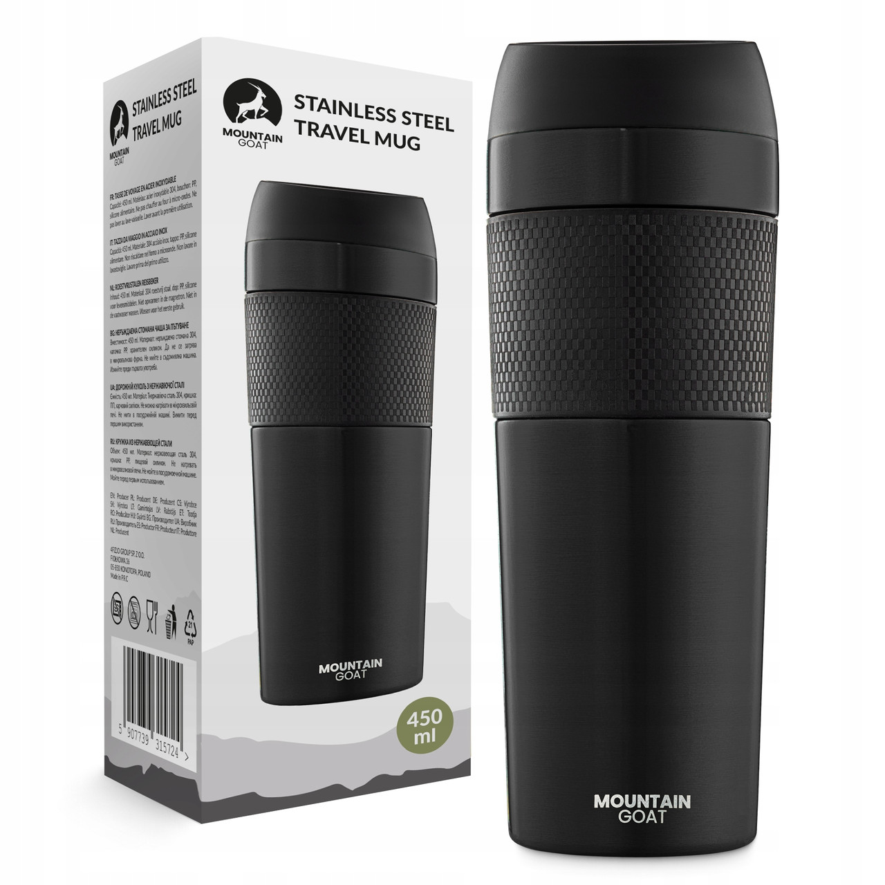 Термокухоль Mountain Goat Travel 0.4 л Black (P-5907739315694)