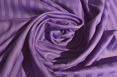 Сатин страйп Яскраво фіолетовий