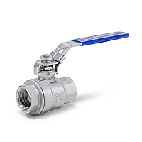 Кран кульовий муфтовий ВВР мод. 2300, SS 304, Т - +180 °C, PN-6,4 МПа, DN-8