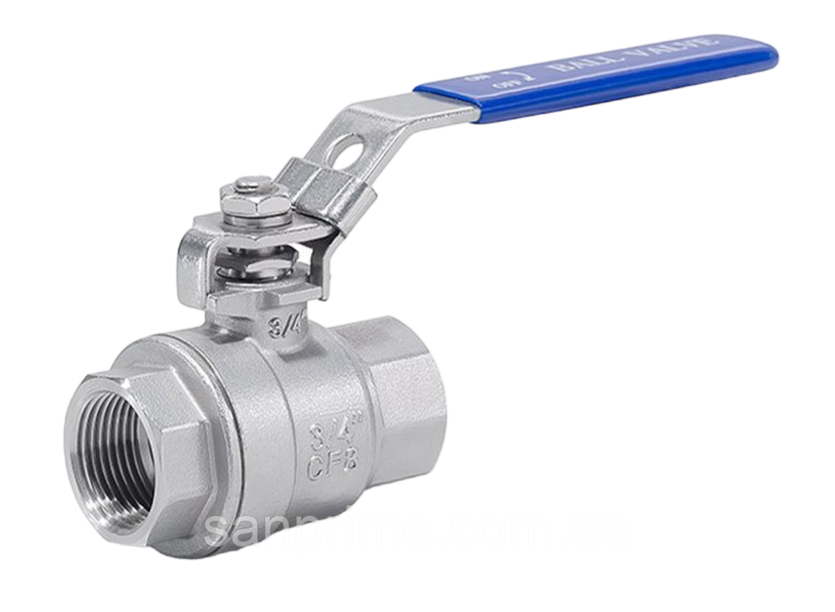Кран кульовий муфтовий мод.2310, SS 316, Т - +180°C, PN-6,4 МПа, DN-8