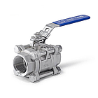 Кран кульовий розбірний мод. 2501, SS 304, Т - +180°C, PN-4,0 МПа, G-1/2 ", DN-15