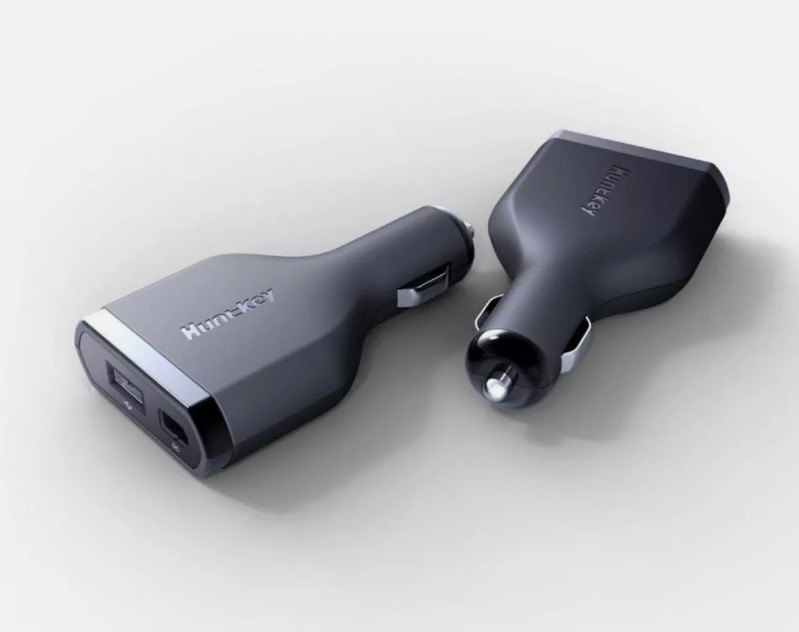 Автомобільний блок живлення для ноутбука Huntkey HKB09019546-0D 90W, XMan 11-16V