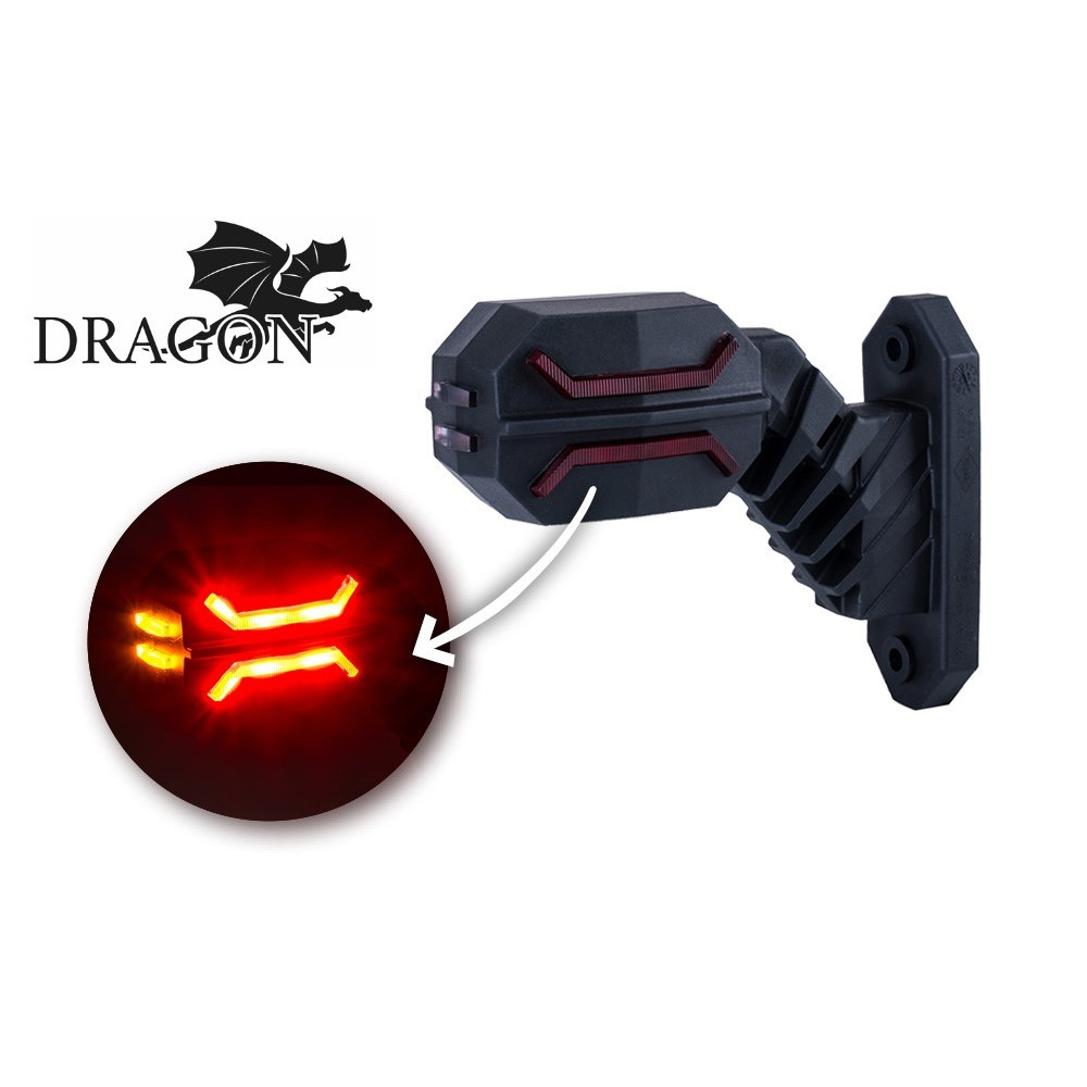 Ліхтар контурний-габаритний світлодіодний DRAGON HORPOL LD 3063 LED лівий