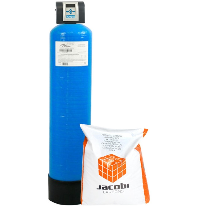 Фільтр вугільної очистки води Pallas 1354 + Сlack Pallas CK + Jacobi CR