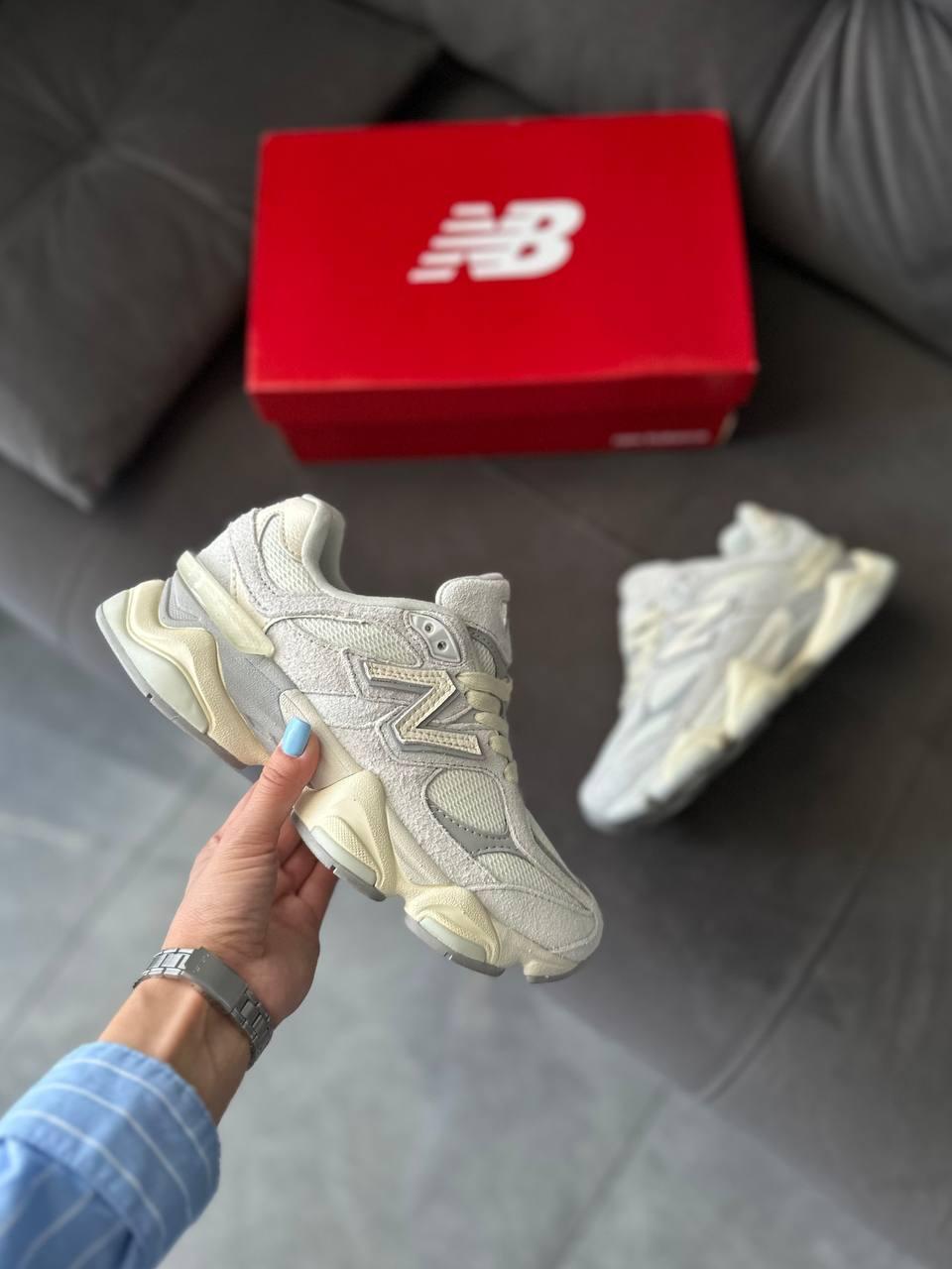 Жіночі спортивні кросівки New Balance 9060 Light Grey (світло-сірі) демісезонні кроси 658 Нью Беленс vkross