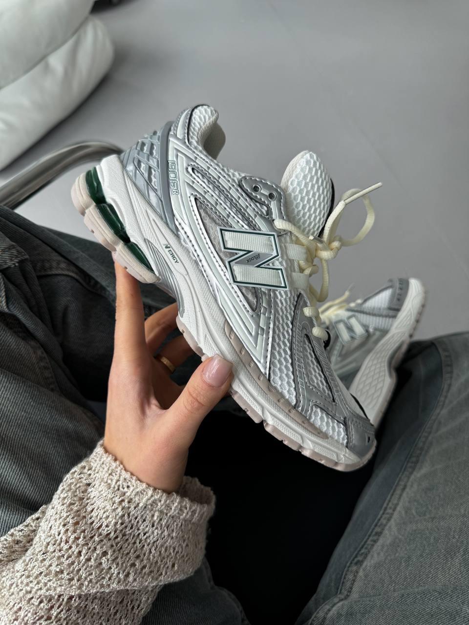 Жіночі спортивні кросівки New Balance 1906R White/Light Grey (біло-сірі) повсякденні 1315 Нью Беленс vkross