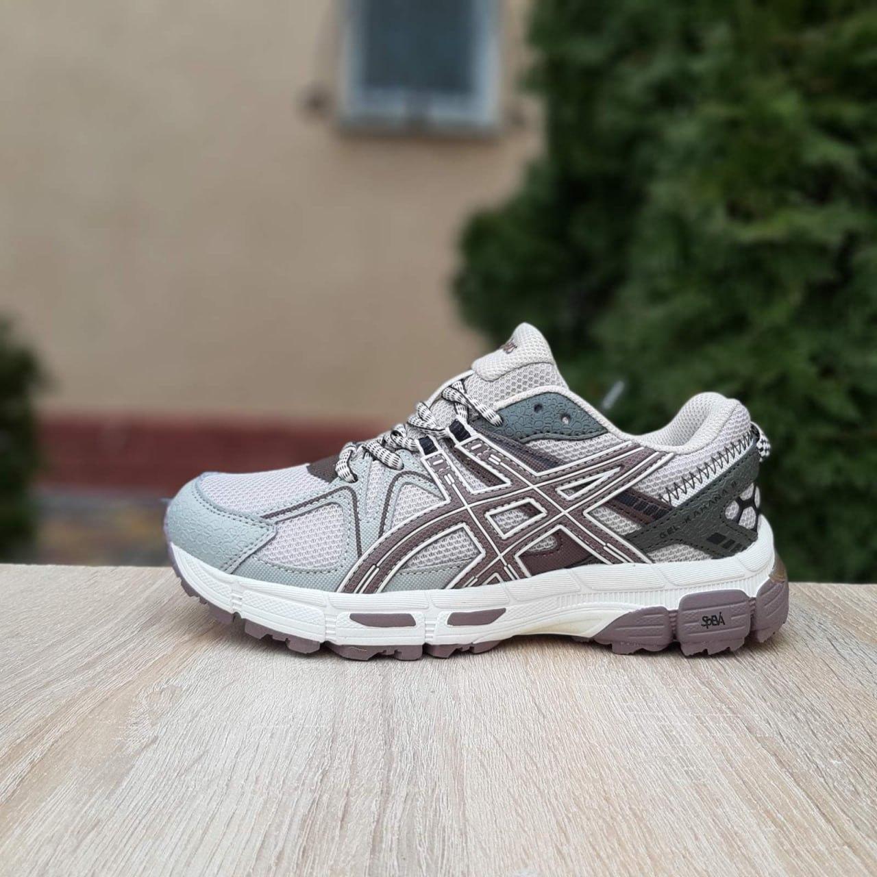 Жіночі повсякденні кросівки Asics Gel-Kahana 8 (бежеві з коричневим) демісезонні спортивні 21073 Асікс vkross