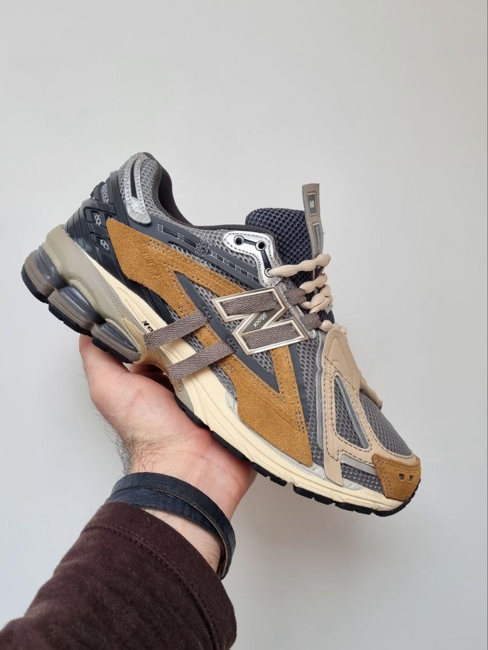 Чоловічі кросівки New Balance 1906A (сірі з гірчичним) спортивні кроси 01445 Нью Беленс vkross, фото 1