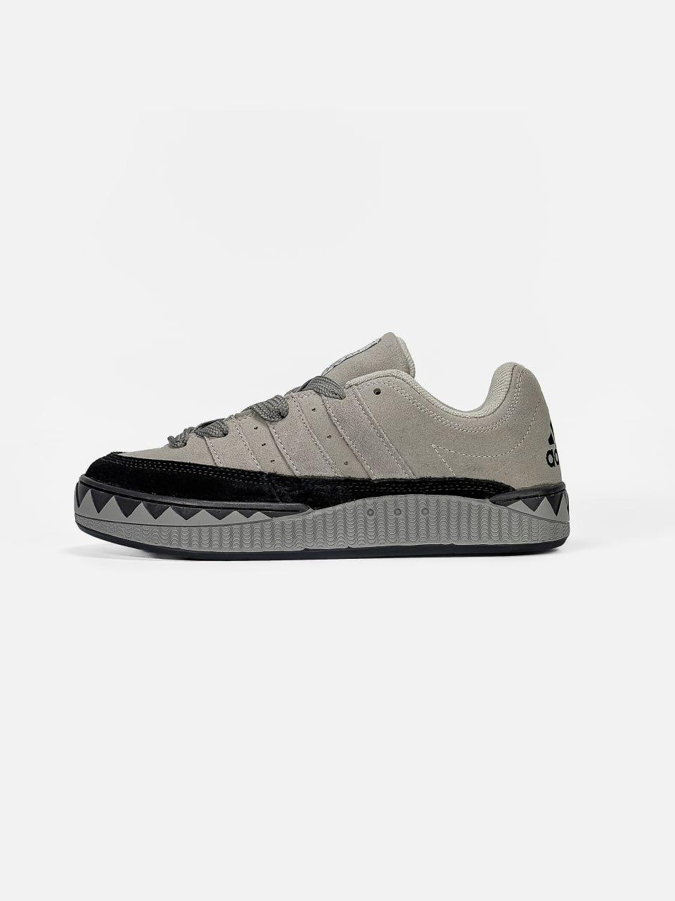 Чоловічі демісезонні кросівки Adidas Adimatic Grey/Black (сірі з чорним) повсякденні кроси AD234 Адідас vkross, фото 1